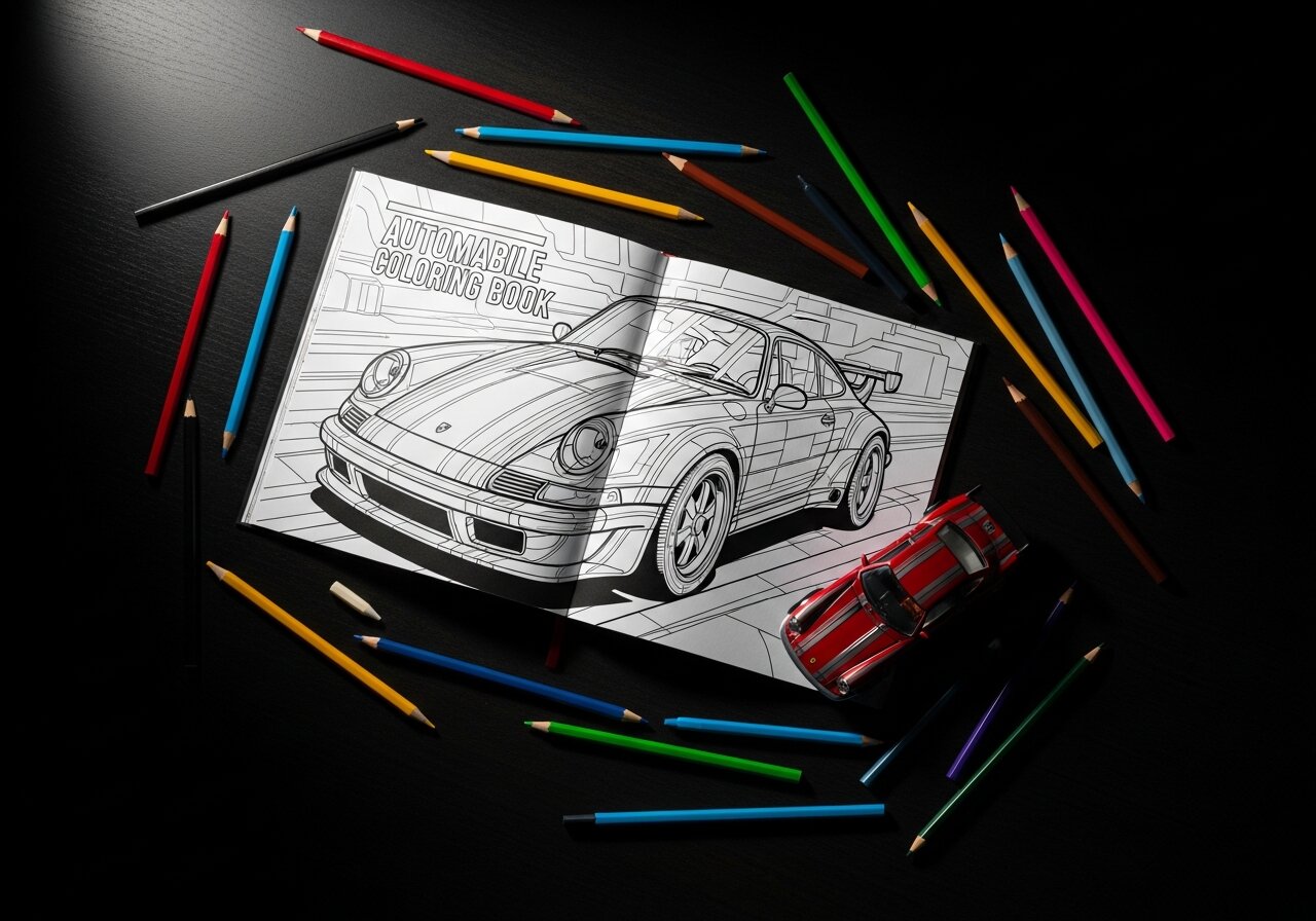 Carte colorat auto premium