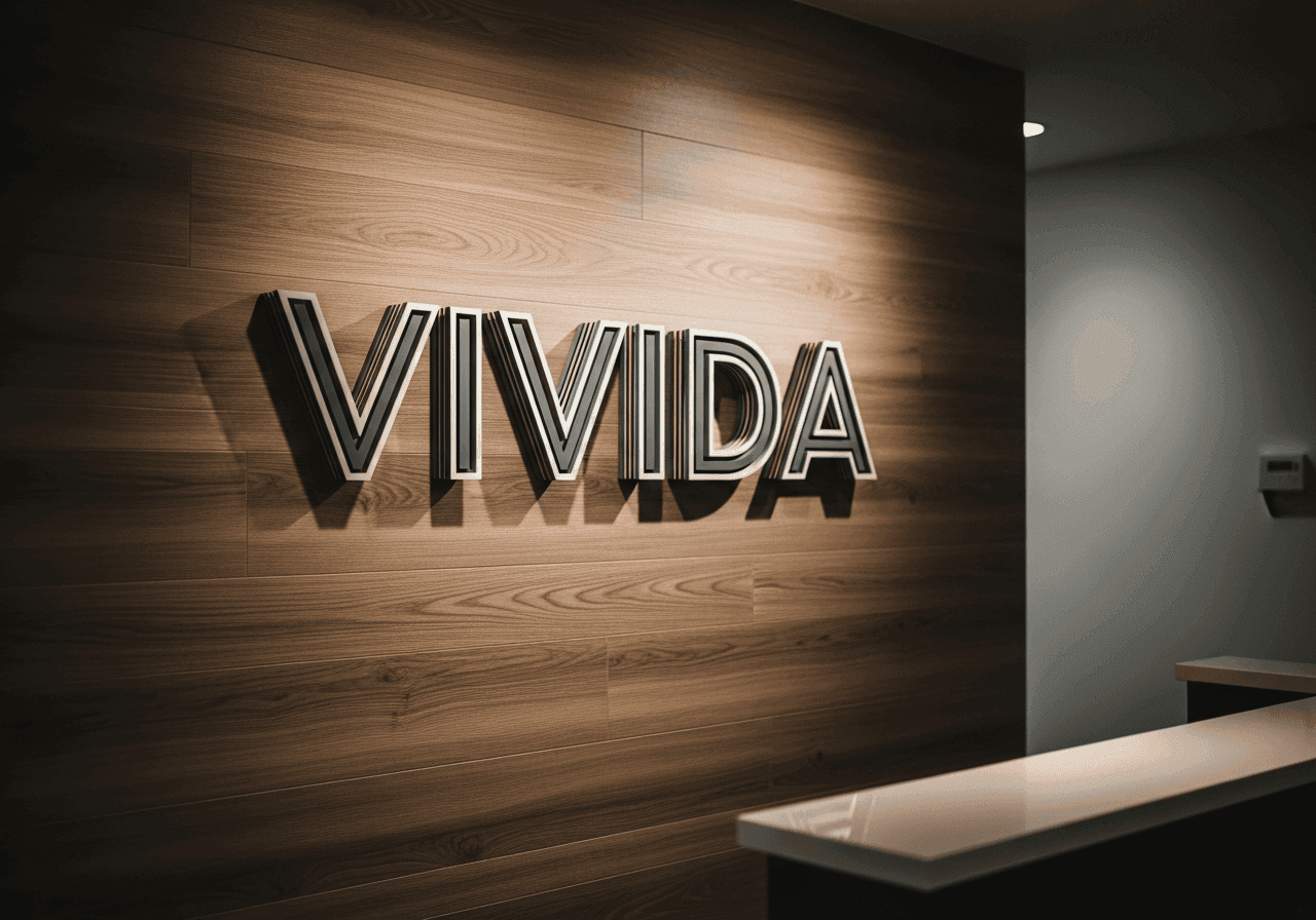 Siglă 3D din PVC expandat